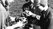 1959 г. В.В. Бианки и ленинградские юннаты.